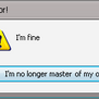 Error Message: I'm the Master