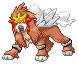 Entei Pixel Pixel-over Entei by Tenmashi on DeviantArt