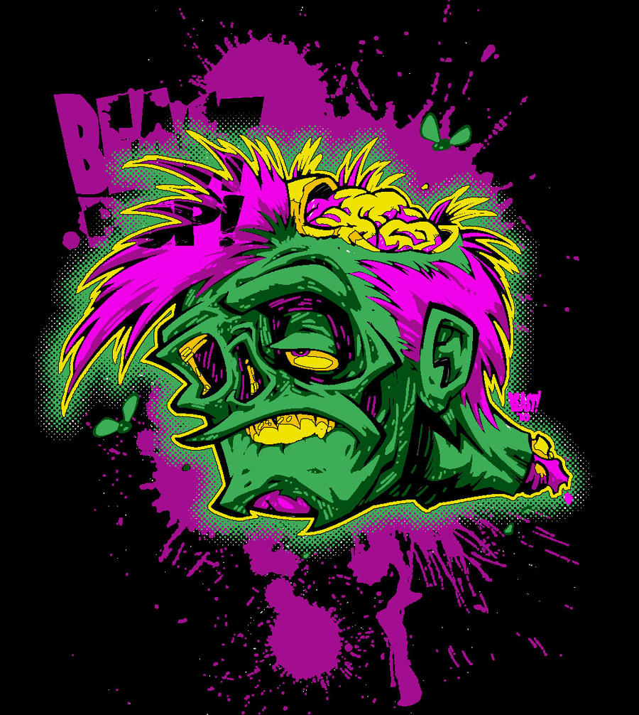 8 Color Zombie Design by trexasaurusman on DeviantArt