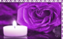 Stamp - Candle and Rose