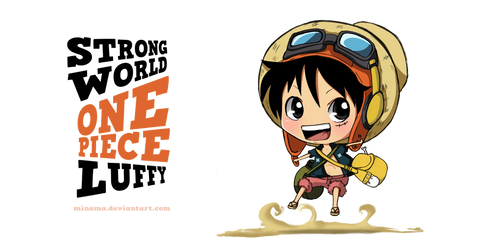 STRONG WORLD Chibi Luffy