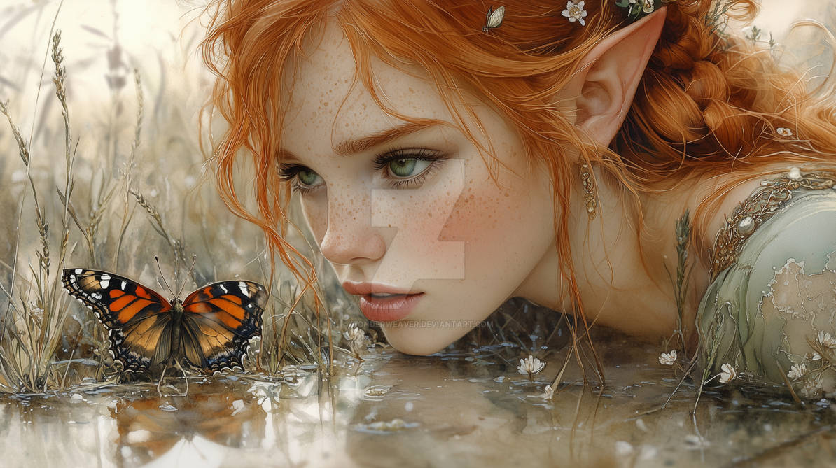 Contemplating the beautiful by WonderWeaver on DeviantArt