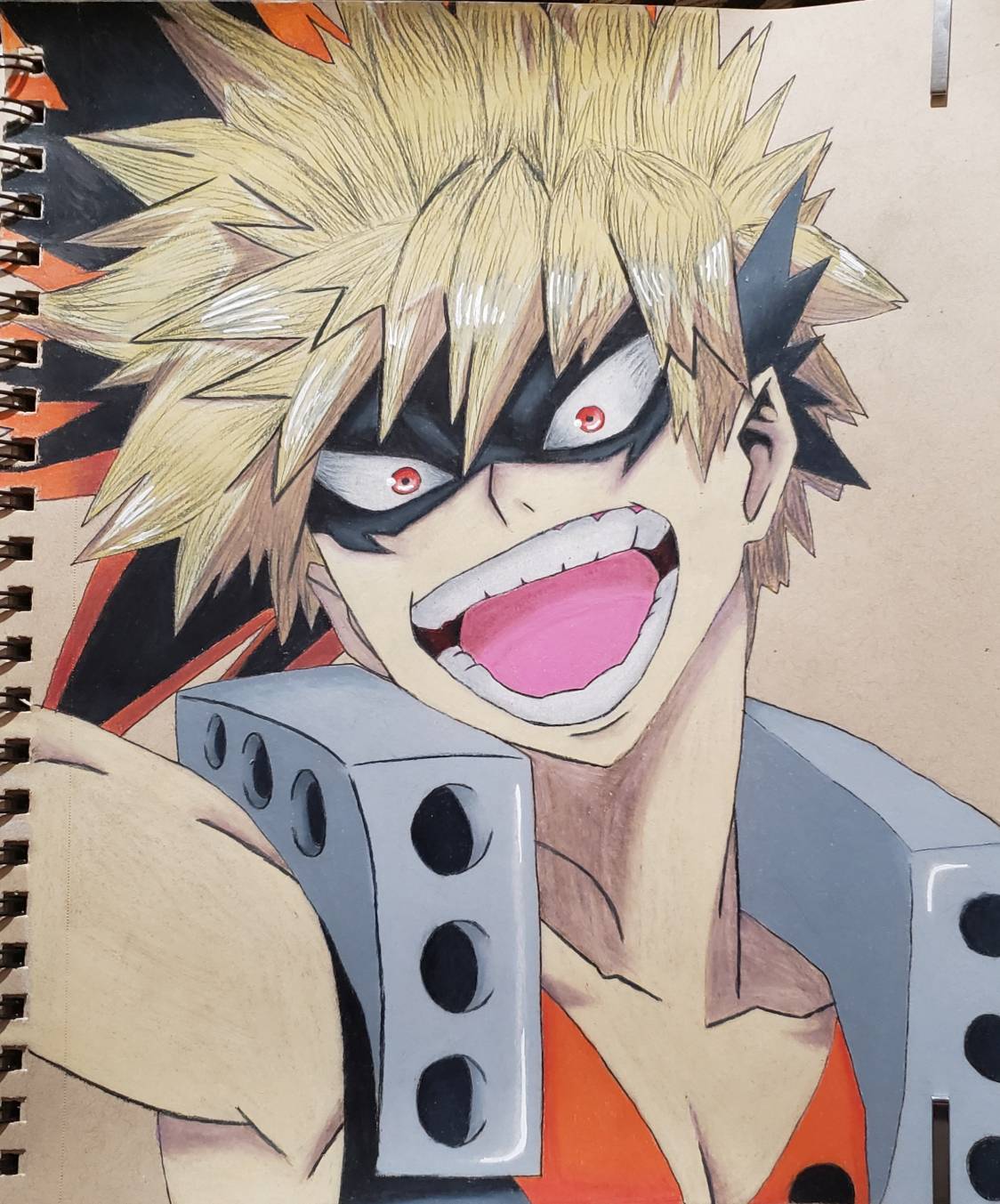 Baugo Drawing Bakugou drawing by CHEFBIP on DeviantArt