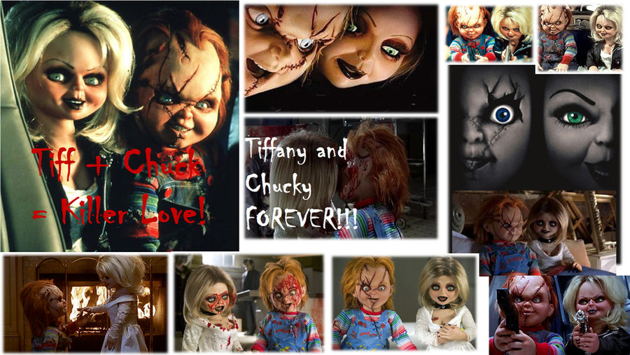 Chucky and Tiffany wallpaper