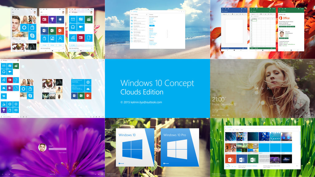 Windows 10 Design concept Promo by kalinin-ilya on DeviantArt