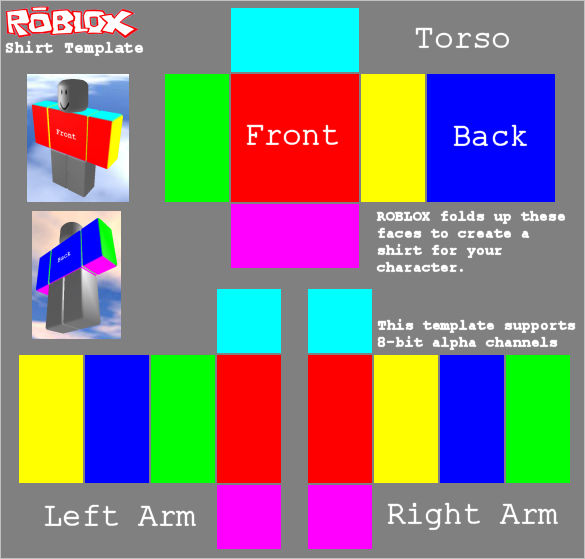 How to Texture Shirts on ROBLOX 