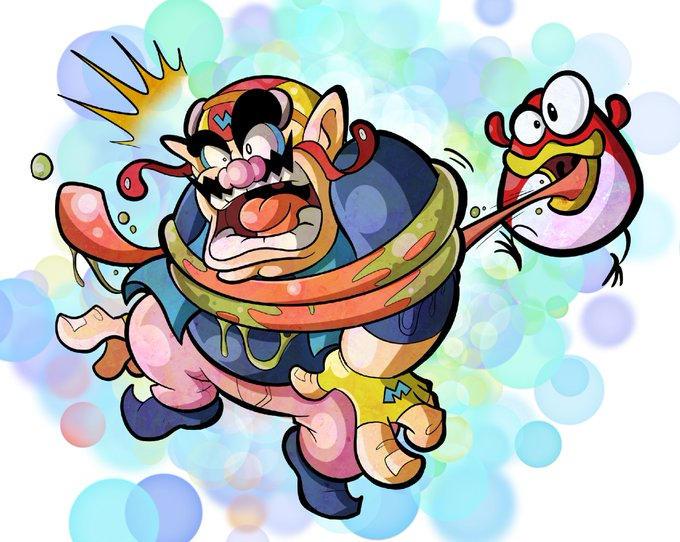 Wario and Pyoro by Putnamental on DeviantArt