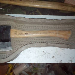 Hand Axe Prop - Mouldmaking