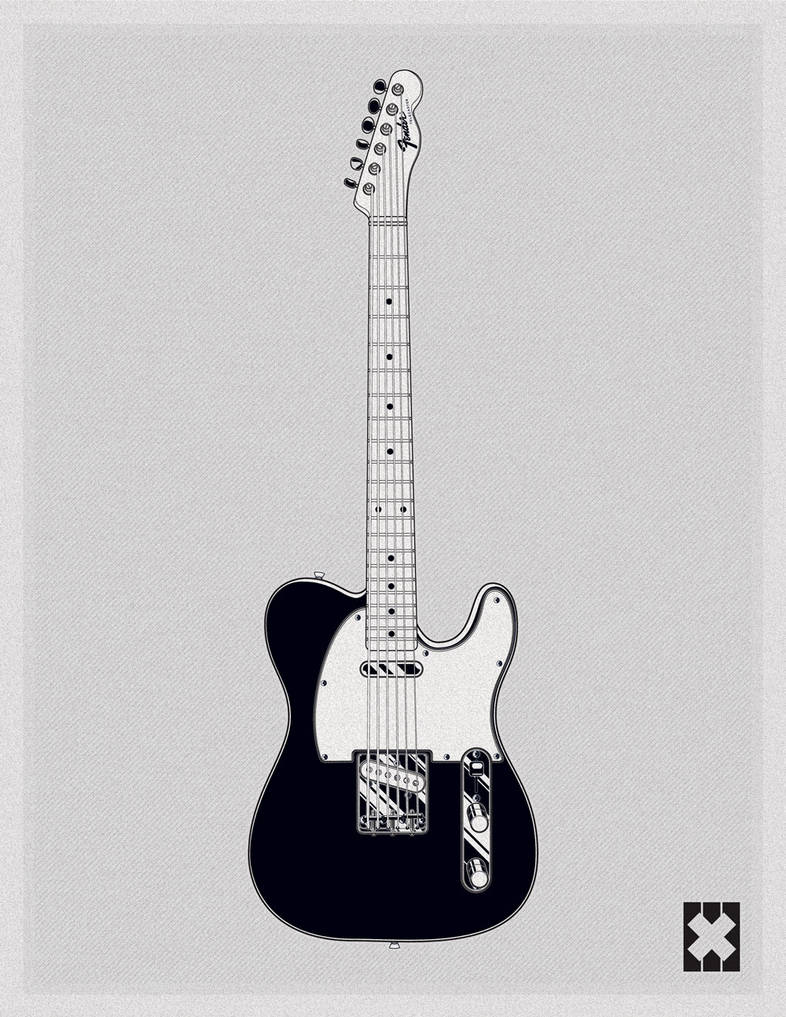 Telecaster Reference Image Fender Telecaster - Vector Illustration by garethfowler on DeviantArt