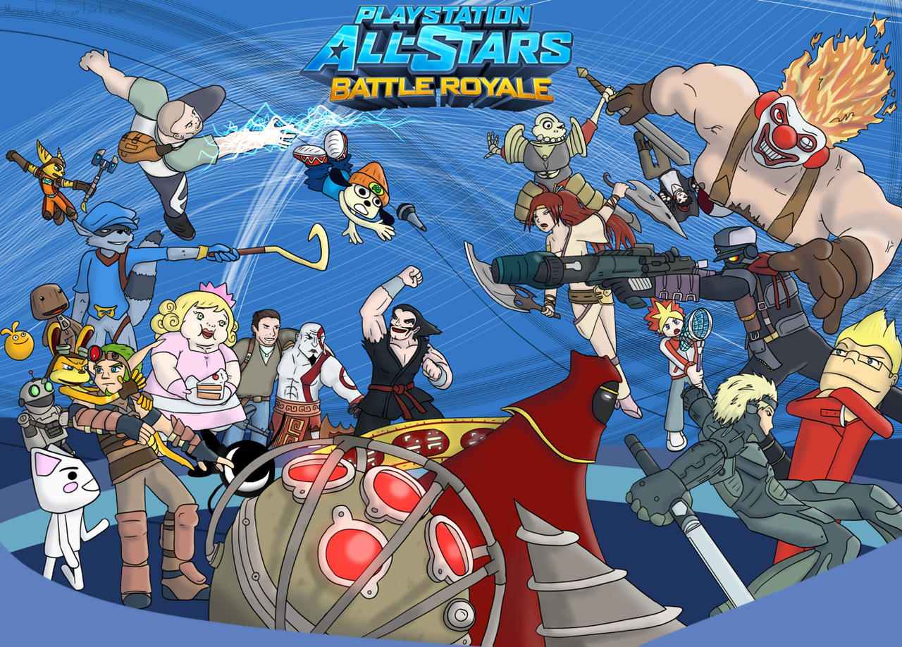 Playstation All-Stars Battle Royale by MoskiDraws on DeviantArt