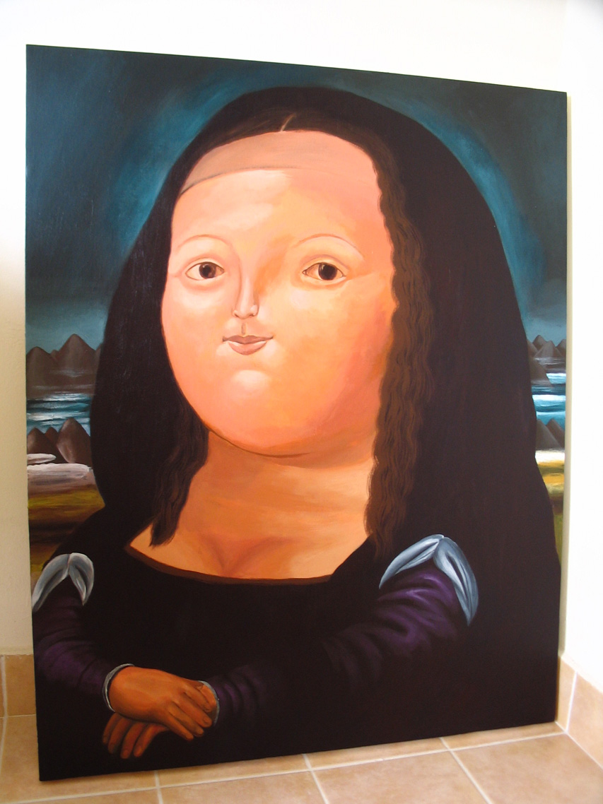 Fatty Mona Lisa.