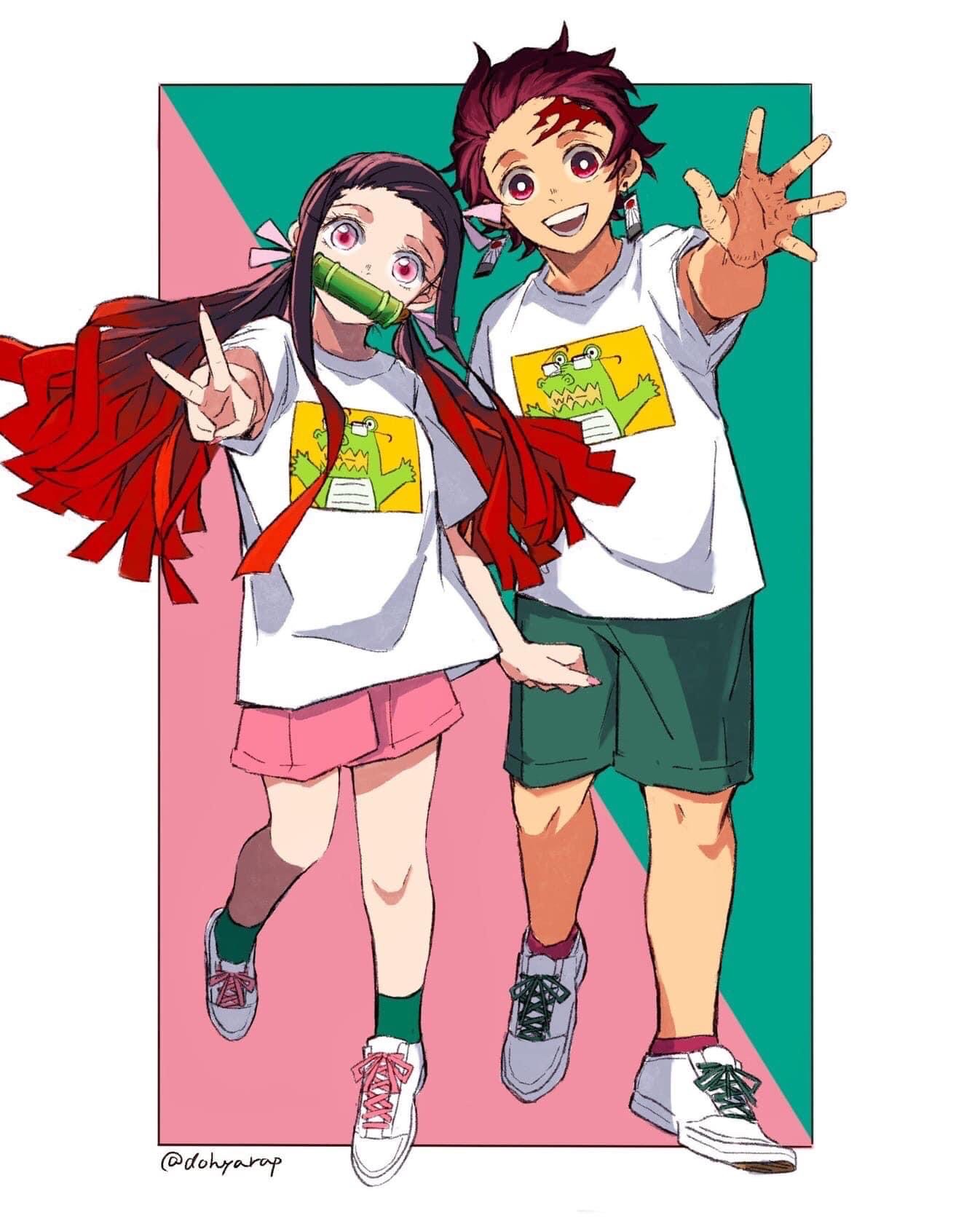 TANJIRO AND NEZUKO PNG by Animegirlpng on DeviantArt