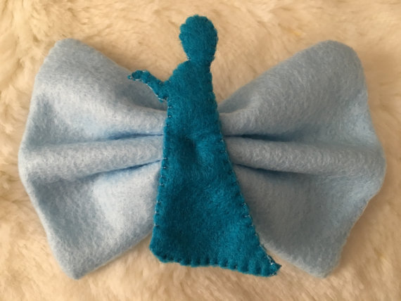 Elsa Frozen Hair Bow