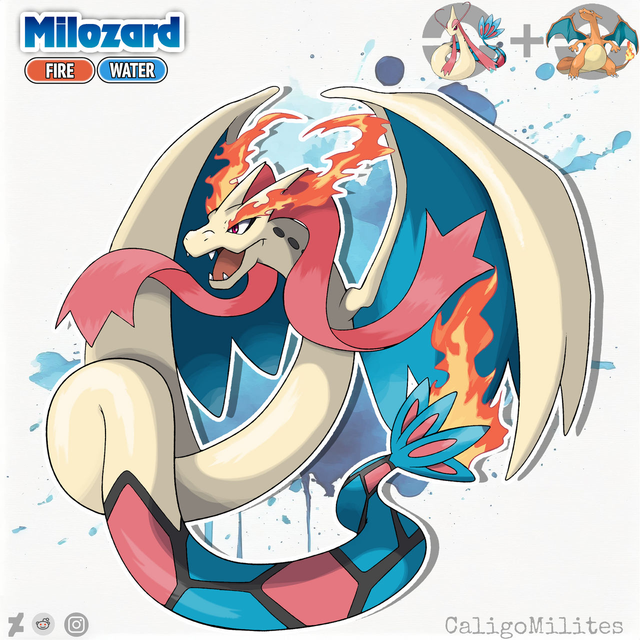 Pokemon Fusion Deviantart Charizard