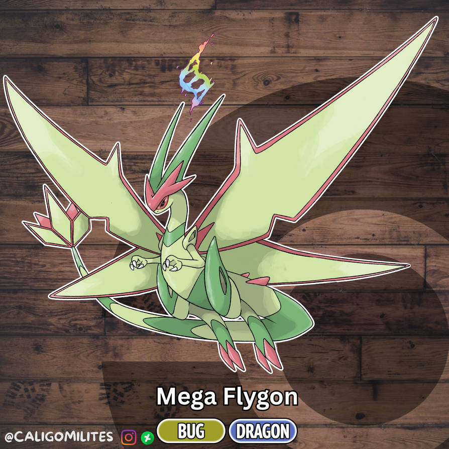 Mega Flygon by CaligoMilites on DeviantArt