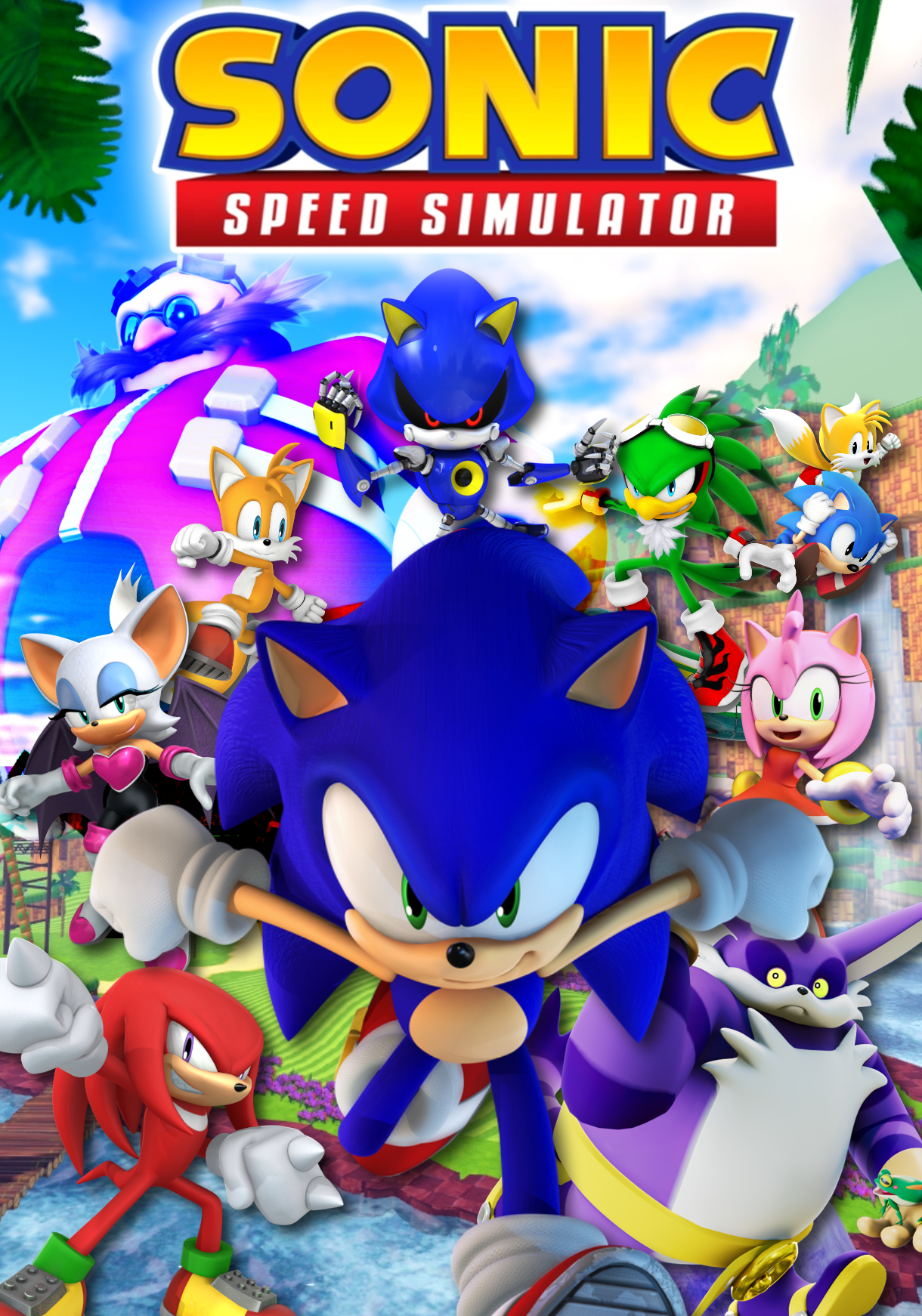 Sonic Speed Simulator Poster (October 14th, 2022) by JXDendo23 on DeviantArt