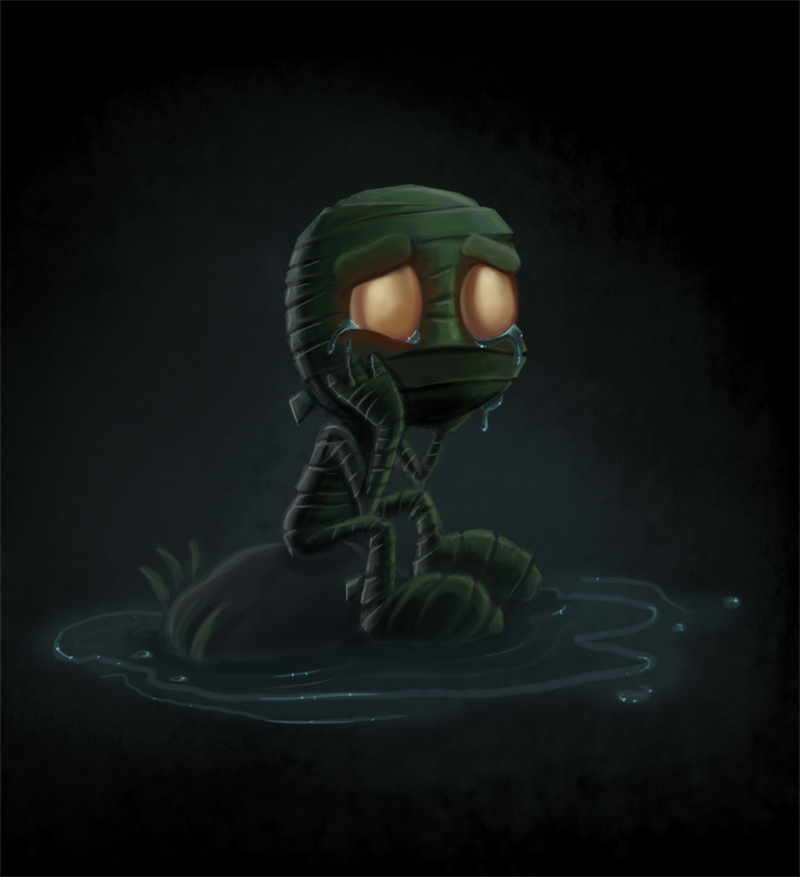 amumu in a pool of water