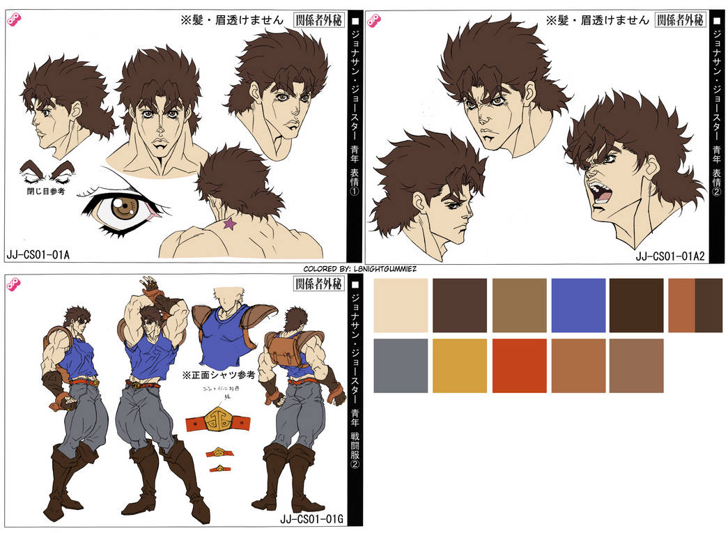 Ova Jonathan Johnathan Joestar (Manga/OVA color hair) by FruitgummiezJJBA on DeviantArt