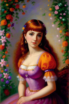 Portrait of A lovely Red Head