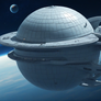 A series of stock space craft