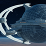 A series of stock space craft