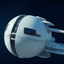A series of stock space craft