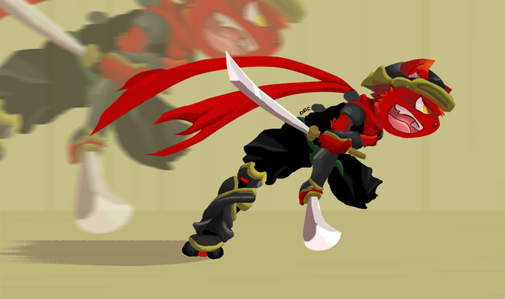 Dual wielder Ninja