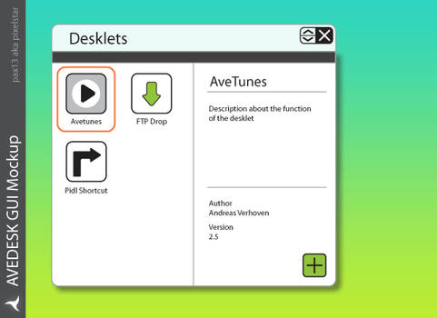 Avedesk GUI 03