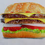 A Hamburger - Prismacolor Pencils