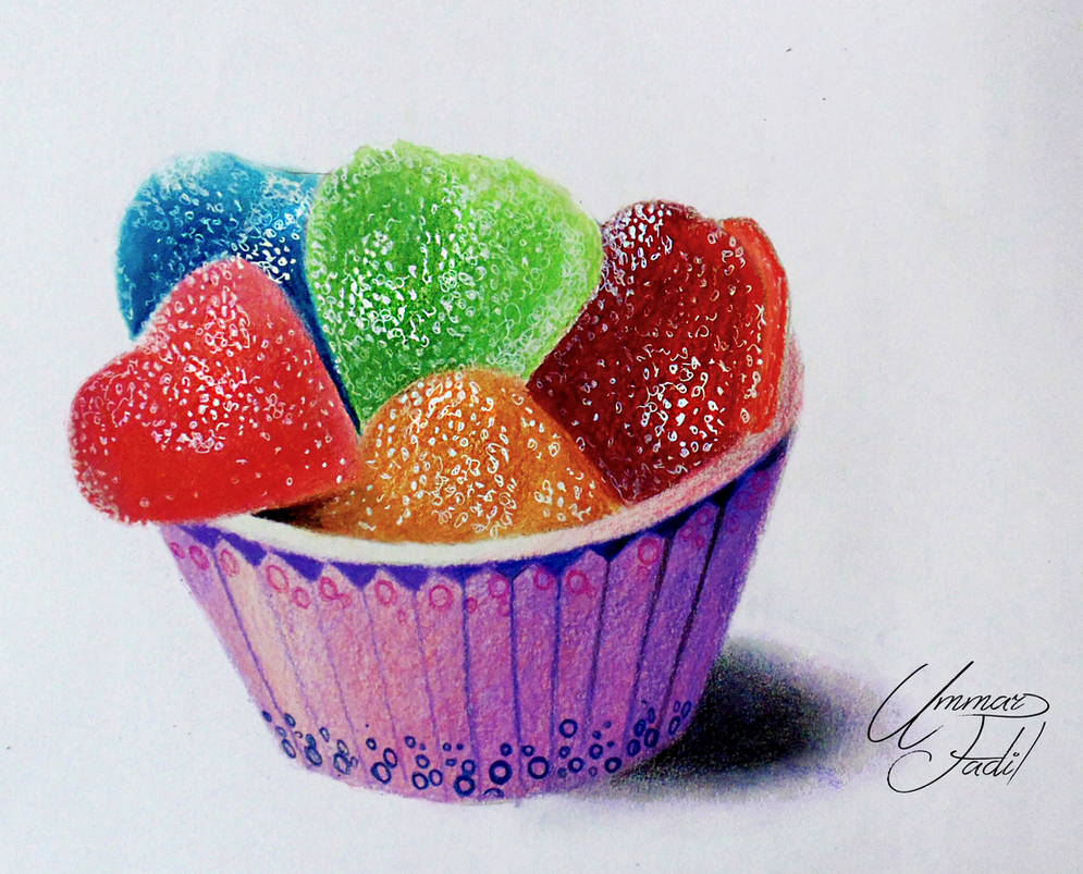 Drawing Fruits 2 - Green Apple - Colored pencils by f-a-d-i-l on DeviantArt