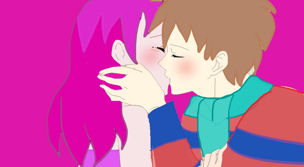 Anime kiss references by lane-nee-chan on DeviantArt