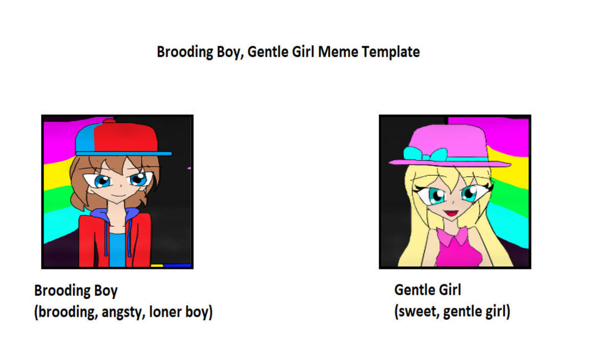 Brooding Boy, Gentle Girl (Kanata and Linda) by NEONStudios2024 on ...