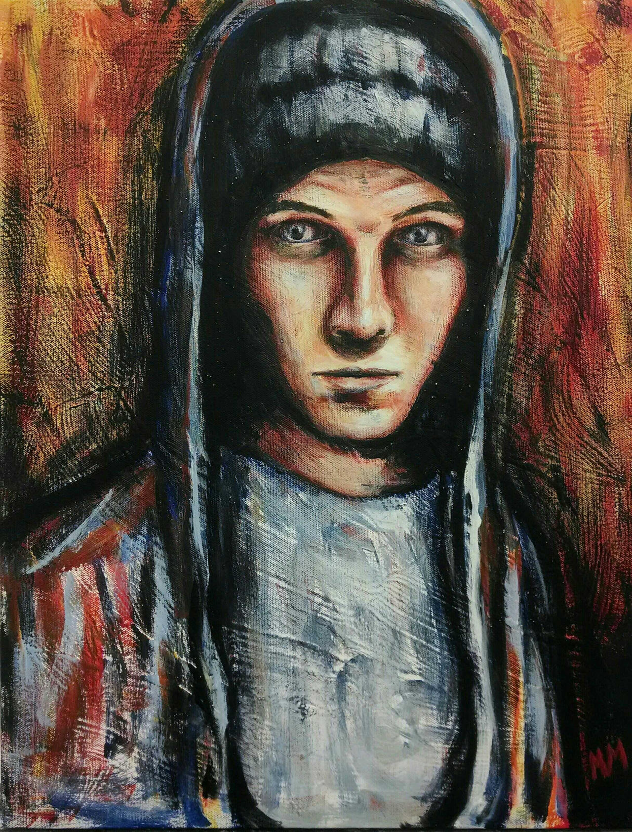 Split Comp. Self Portrait by ToucanHelmet on DeviantArt