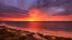 Stormy Sunset Western Australia by StachRogalski