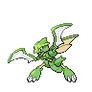 Scyther HGSS Sprite Animated BW Style
