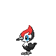 Pikipek Sprite Animated BW Style