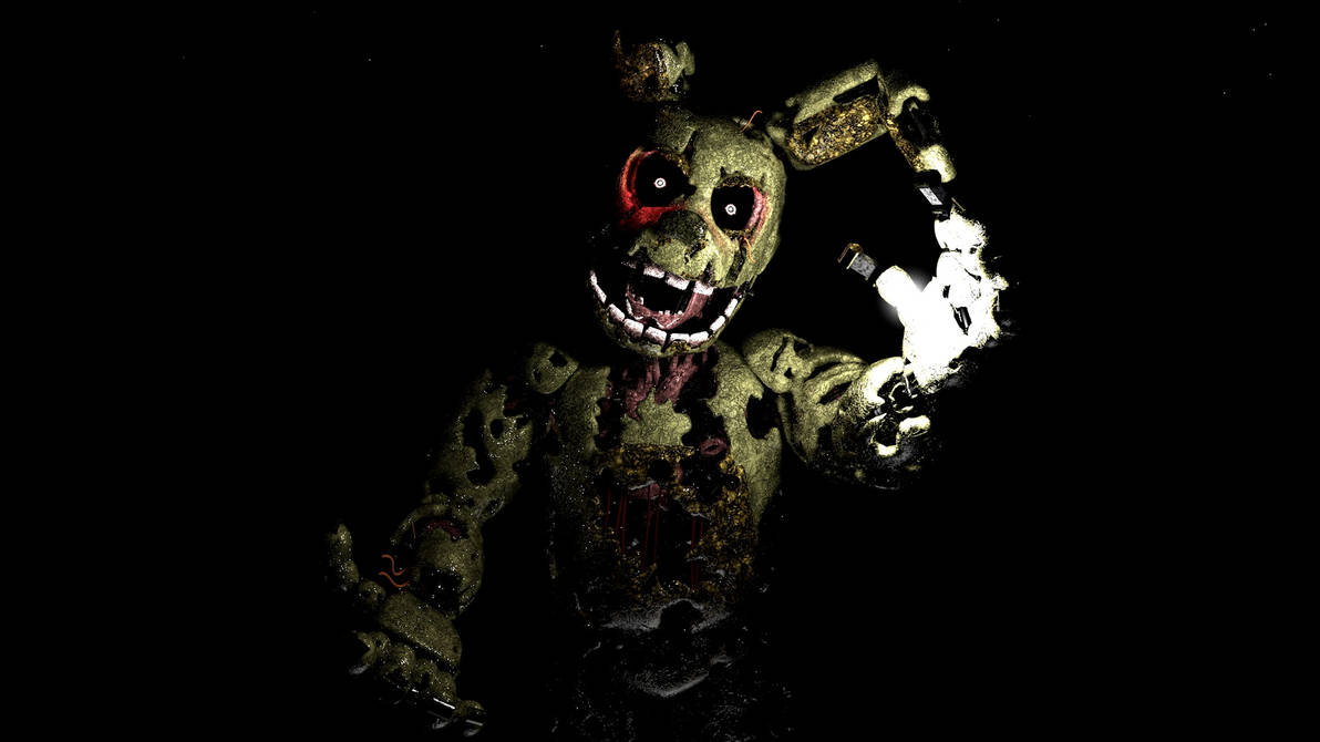 Fixed Realistic Spring Trap Springtrap Realista (C4D) by springcraft666 on DeviantArt