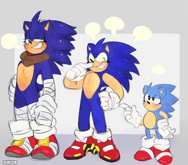 Classic Sonic fanart (old art) by ChinguTheLovingExe on DeviantArt