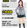 [BNHA OC] Character Sheet | Maaya Rokujo