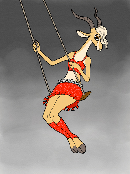 Draw Everything Part 2: Gazelle on a Swing