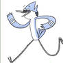 Mordecai corriendo