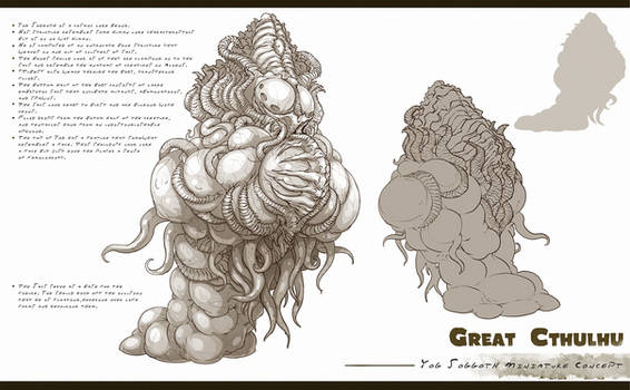 Yog Sothoth Model Sheet