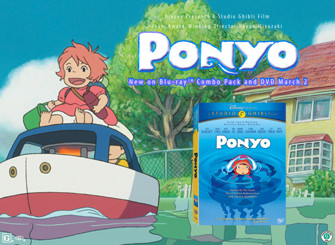 Ponyo DVD Ad