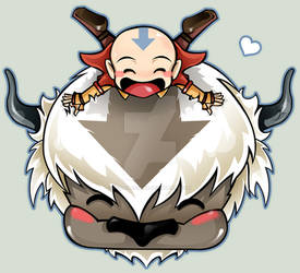 Avatar Chibi Anng and Appa