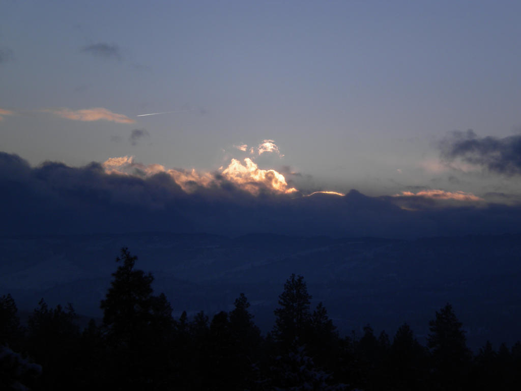 Back-lit Clouds