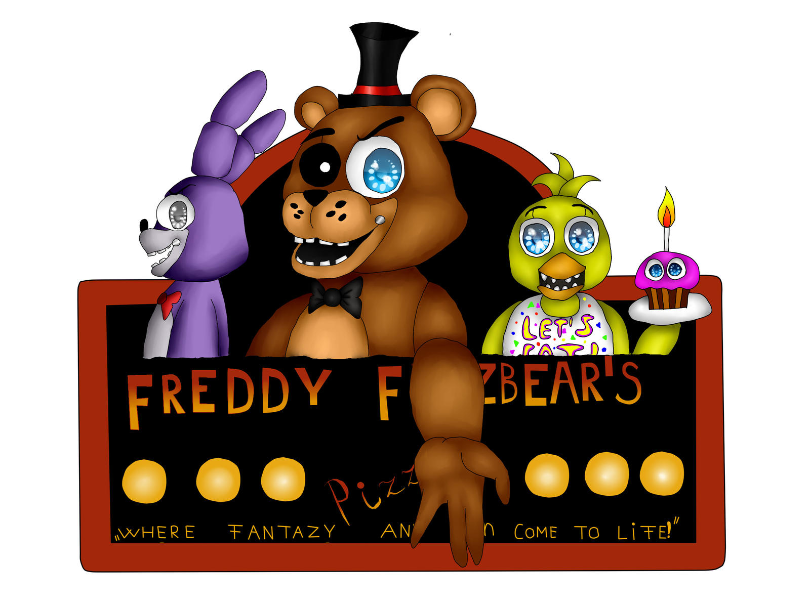 FNAF Logo by KopcsoPanna on DeviantArt