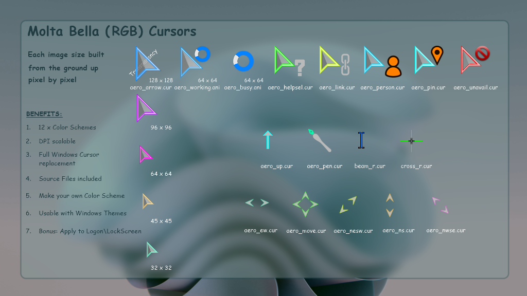 Windows Material Design Cursor V2 Dark Hdpi by jepriCreations on