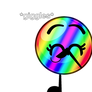 Rainbow Marble giggling
