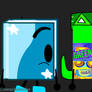 Greeny and Frozen Diary in a cave