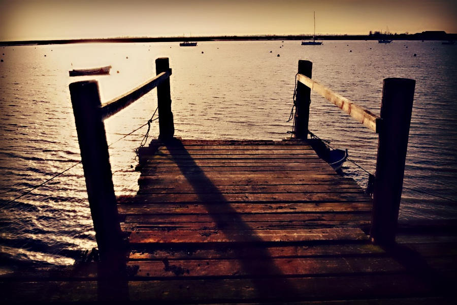 Pier to the ocean.